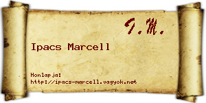 Ipacs Marcell névjegykártya